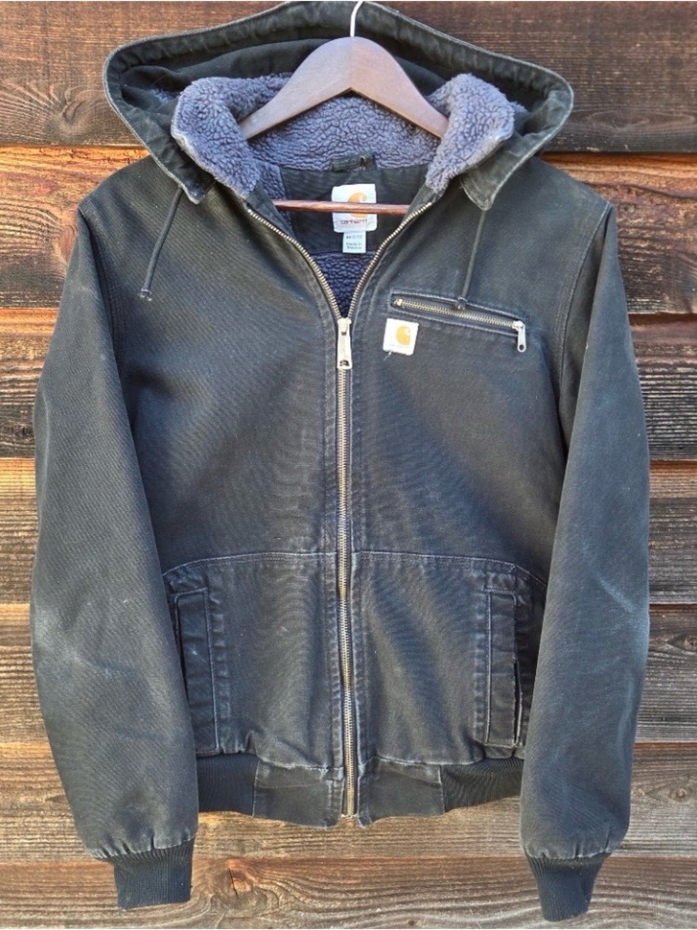 Carhartt Black Hooded Sherpa Lined (Wildwood Jacket Beth Dutton/Yellowstone)